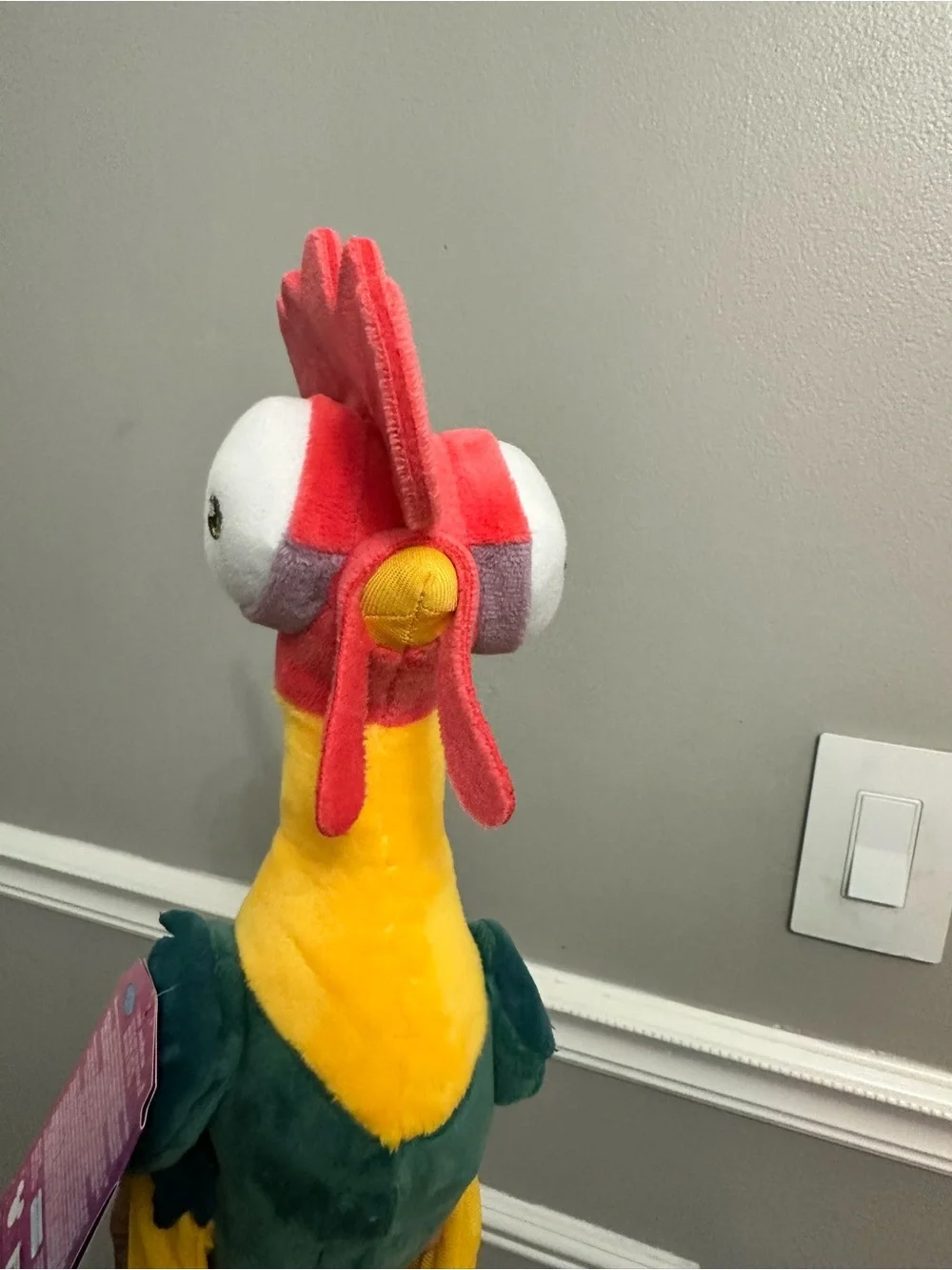Disney Multicolor Plush Clucking Hei Hei Toy
